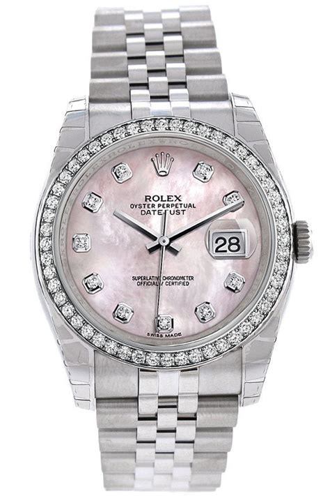 mother of pearl dial rolex|Rolex lady Datejust pink dial.